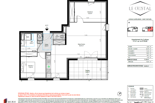 Luxury Apartment for sale in Saint-Raphaël, 368 000 €, Photo 3