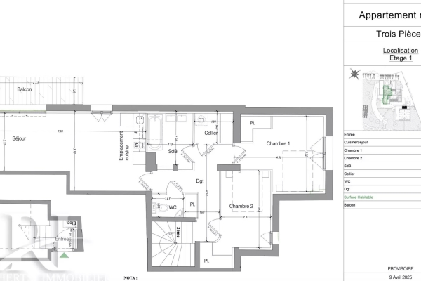 Appartement de luxe à vendre à Mouans-Sartoux, 365 000 €, Photo 2