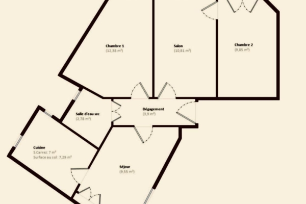 Appartement de luxe à vendre à Beausoleil, 800 000 €, Photo 4