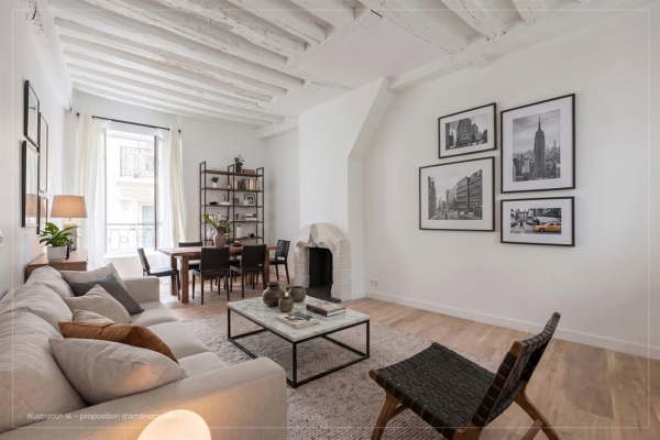 Luxury Apartment for sale in Paris 6Ème, 435 000 €, Photo 1