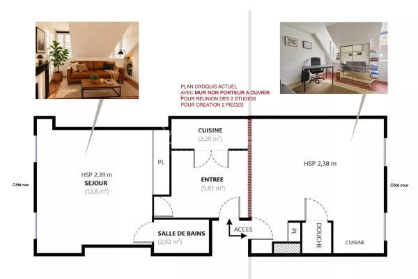 Appartement de luxe à vendre à Paris 7Ème, 667 000 €, Photo 4