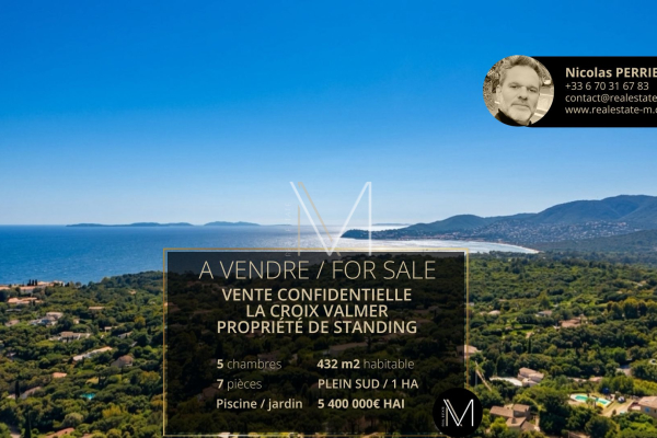Maison de luxe à vendre à La Croix-Valmer, 5 400 000 €, Photo 1