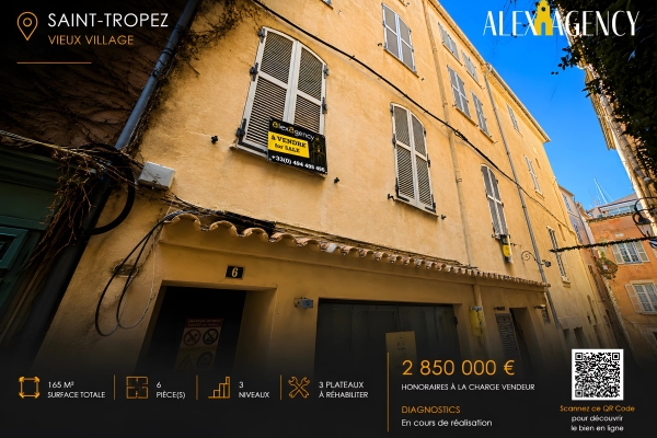 Appartement de luxe à vendre à Saint-Tropez, 2 850 000 €, Photo 1