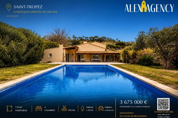 Maison de luxe à vendre à Saint-Tropez, 3 495 000 €, Photo 1