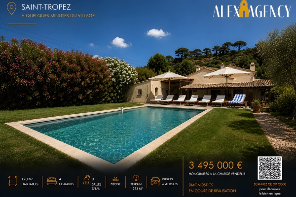Luxury House for sale in Saint-Tropez, 3 495 000 €, Photo 1