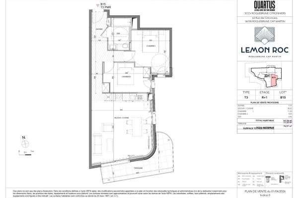 Appartement de luxe à vendre à Roquebrune-Cap-Martin, 544 000 €, Photo 1
