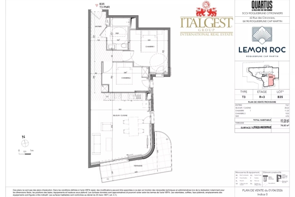 Luxury Apartment for sale in Roquebrune-Cap-Martin, 578 000 €, Photo 1