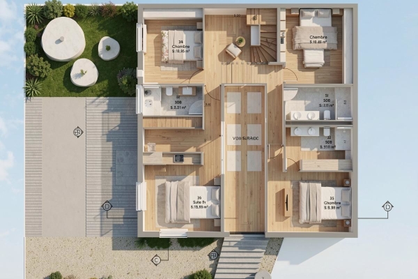 Maison de luxe à vendre à Bordeaux, 990 000 €, Photo 3
