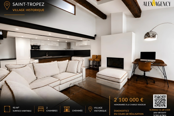 Appartement de luxe à vendre à Saint-Tropez, 2 100 000 €, Photo 1