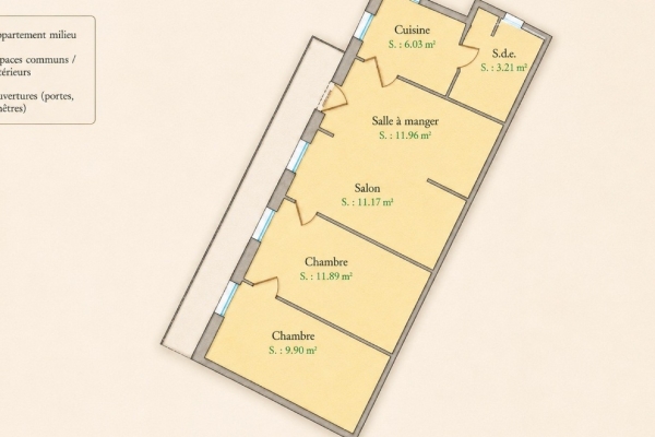 Appartement de luxe à vendre à Beaulieu-sur-Mer, 283 000 €, Photo 5