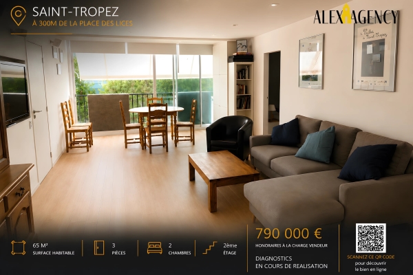 Luxury Apartment for sale in Saint-Tropez, 790 000 €, Photo 1