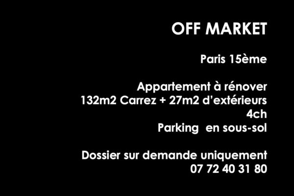 Appartement de luxe à vendre à Paris 15ème, 1 075 000 €, Photo 1