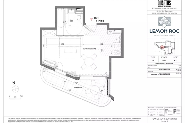 Luxury Apartment for sale in Roquebrune-Cap-Martin, 316 000 €, Photo 1