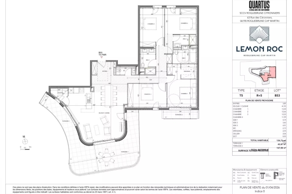 Luxury Apartment for sale in Roquebrune-Cap-Martin, 1 235 000 €, Photo 1