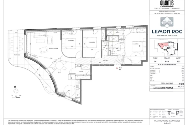 Luxury Apartment for sale in Roquebrune-Cap-Martin, 801 000 €, Photo 1