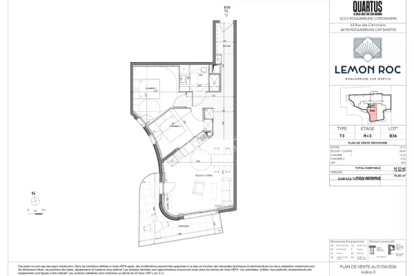 Appartement de luxe à vendre à Roquebrune-Cap-Martin, 556 000 €, Photo 1