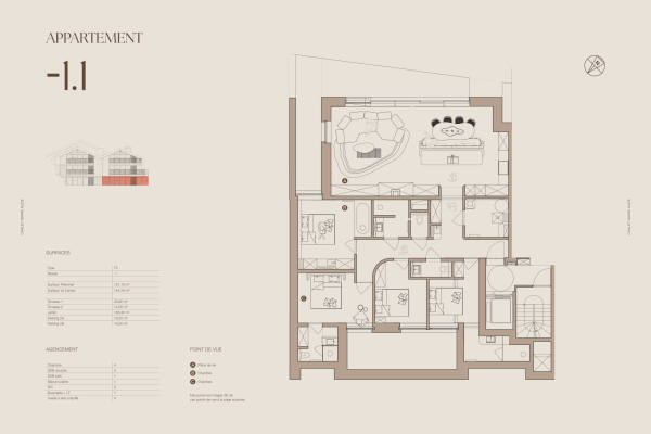 Luxury Apartment for sale in Champagny en Vanoise, 1 800 000 €, Photo 3