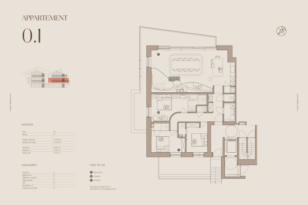 Luxury Apartment for sale in Champagny en Vanoise, 1 460 000 €, Photo 4