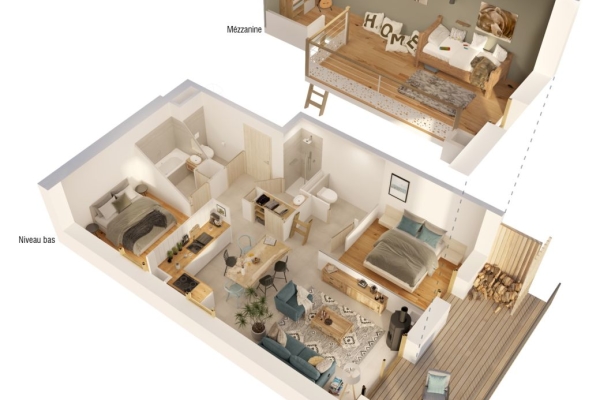 Luxury Apartment for sale in Hauteluce, 461 000 €, Photo 5