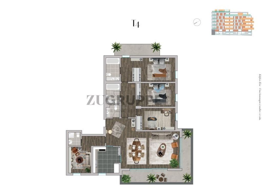 Appartement de luxe à vendre à Aveiro, 1 450 000 €, Photo 2
