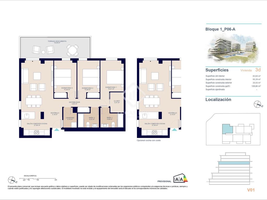 Appartement de luxe à vendre à Villajoyosa, 490 000 €, Photo 2
