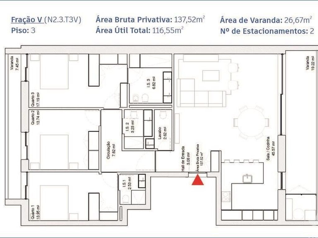 Appartement de luxe à vendre à Aveiro, 585 000 €, Photo 5