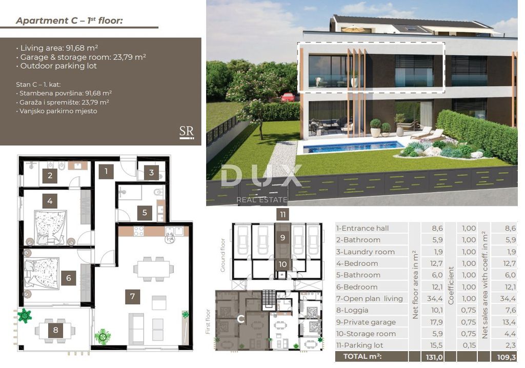 Luxury Apartment for sale in Rovinj, 660 000 €, Photo 7