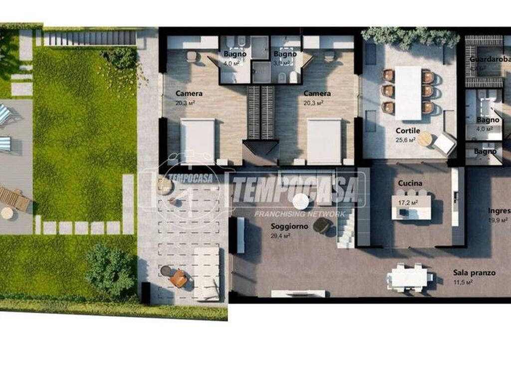 Luxury House for sale in Monza, 890 000 €, Photo 4
