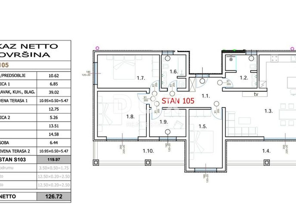 Appartement de luxe à vendre à Pula, 545 529 €, Photo 5