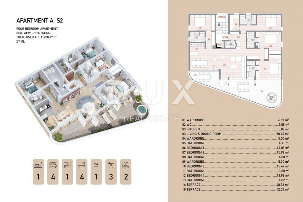 Appartement de luxe à vendre à Opatija, 1 700 000 €, Photo 2