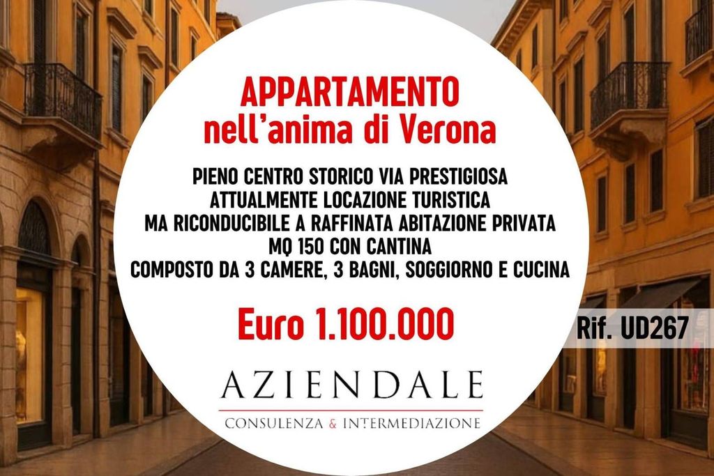 Luxury Apartment for sale in Verona, 1 100 000 €, Photo 1