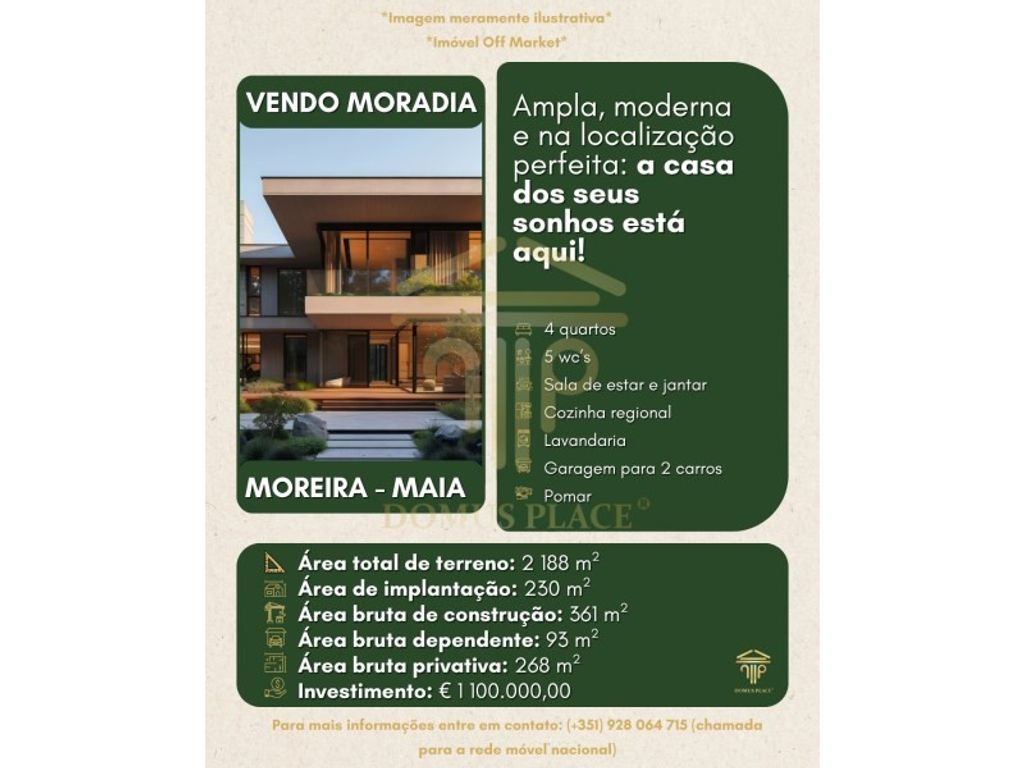 Luxury House for sale in Maia, 1 100 000 €, Photo 1