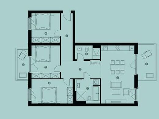 Appartement de luxe à vendre à Berlin, 1 006 582 €, Photo 1