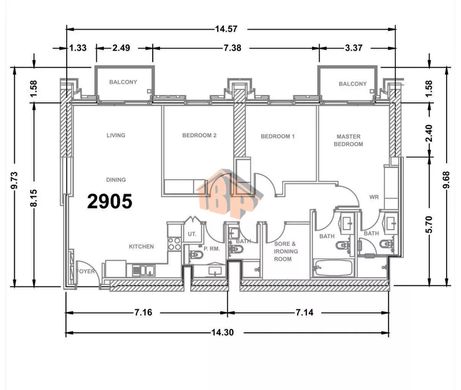 Appartement de luxe à vendre à Dubai, 910 421 €, Photo 5