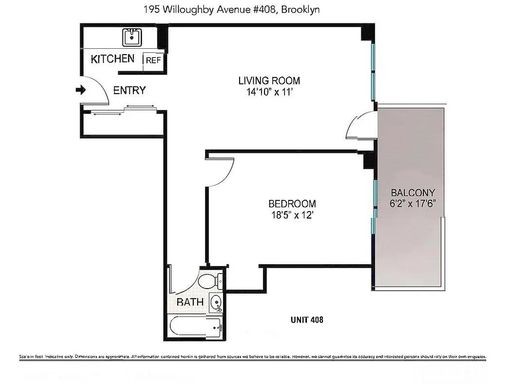 Luxury Apartment for sale in Brooklyn, 493 860 €, Photo 1