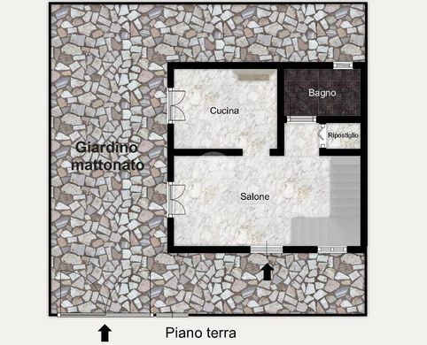 Maison de luxe à vendre à Rome, 499 000 €, Photo 2