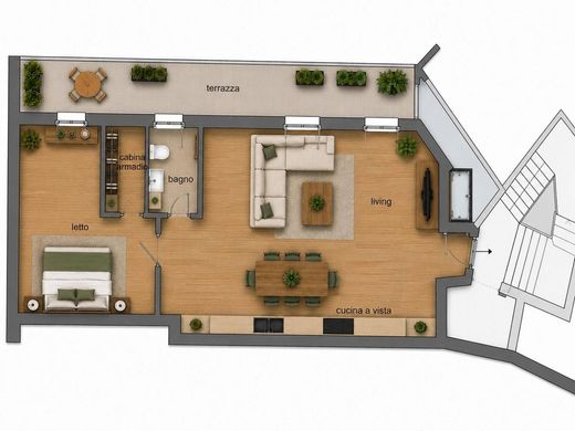 Appartement de luxe à vendre à Milan, 1 890 000 €, Photo 4