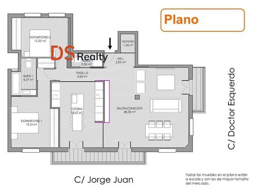 Appartement de luxe à vendre à Madrid, 1 189 000 €, Photo 3